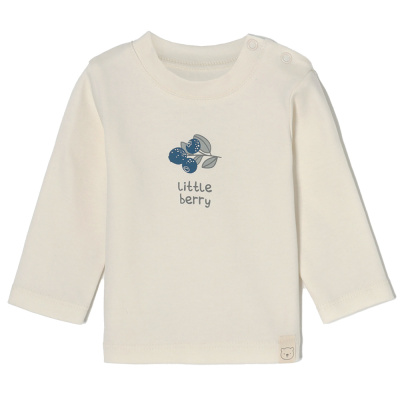 Футболка с длинным рукавом Little berry Крошка Я 9834383 молочная 1